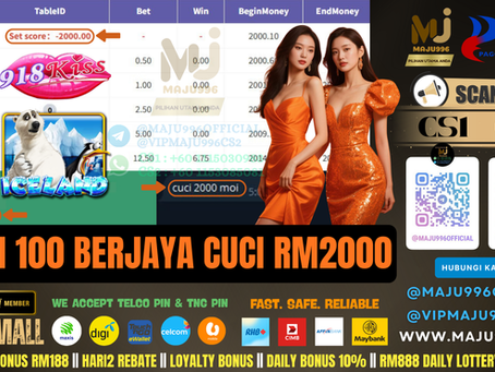🤑918Kiss Game 🐻❄️Iceland🐻❄️ TopUp RM100, Cuci RM2,000‼️Bestlah Hari Ni Dapat Cuci Besar ‼️