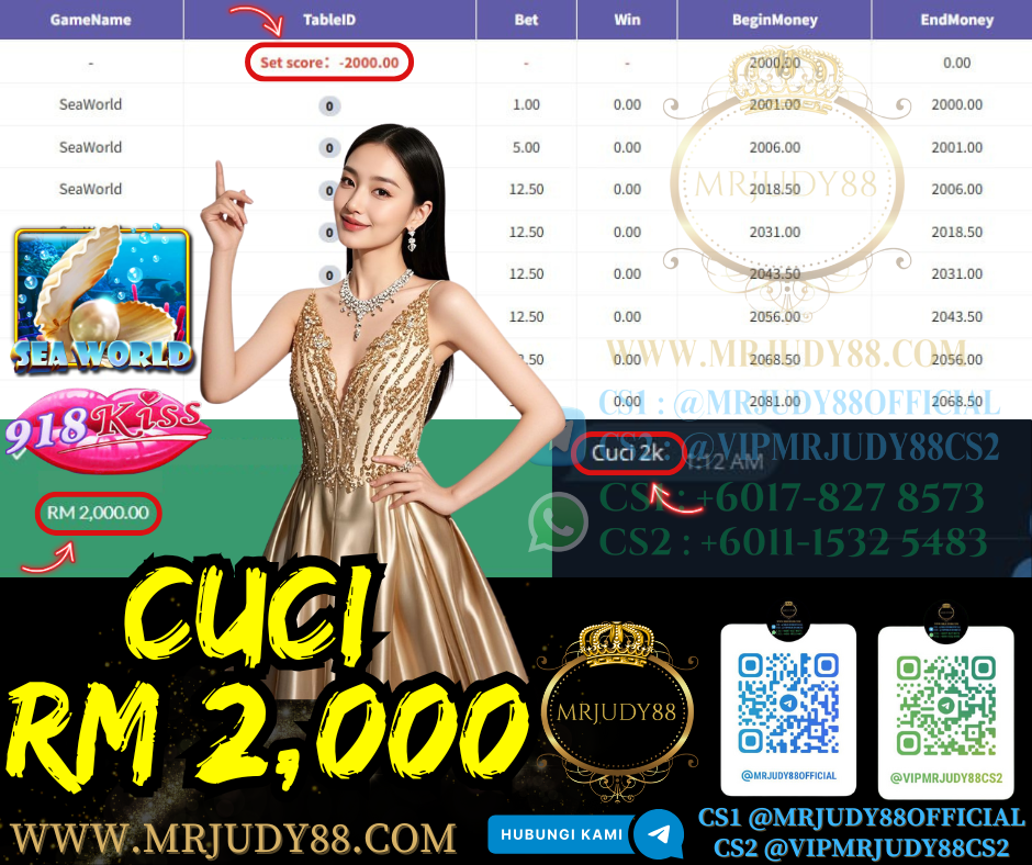 🥳918Kiss Game 🐚SeaWorld🐚 Cuci RM2,000‼️Game Sedang Bayar, Jangan Lepas Rezeki Ni‼️