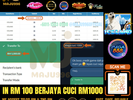 🤑Mega888 Game 🐻❄️Iceland🐻❄️ TopUp RM100, Cuci Rm1,000‼️Game Sedang Muntah Jangan Tunggu Lagi‼️Cepat Daftar Sekarang‼️