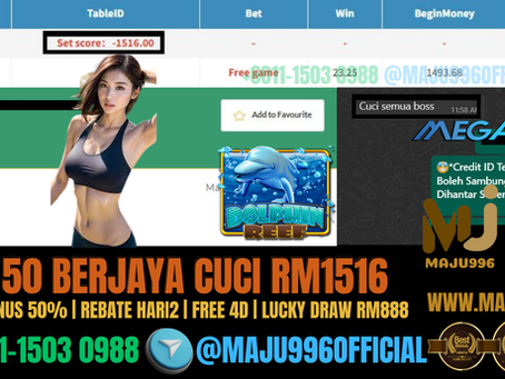 🤩Mega888 Game🐬Dolphin Reef🐬 Free Game Jatuh Lagi‼️TopUp Rm50, Cuci Rm1,516‼️Jom Join Sekaranag‼️Jgn Tunggu Lagi‼️