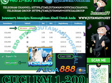 🚨Mega888 Game 🐻❄️Iceland🐻❄️ Cuci Rm1,200‼️Boss tengah ONGG‼️ Jangan Lambat Lagi‼️