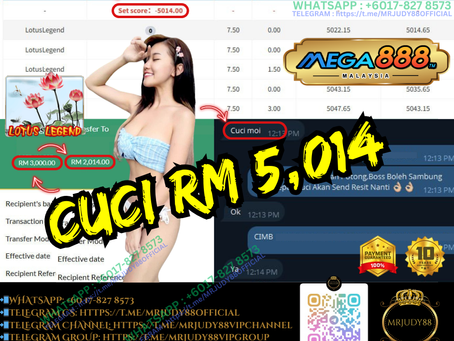 😍Mega888 Game 🪷Lotus Legend🪷 Cuci RM5,014‼️Game Sedap, Cuba Sekarang‼️