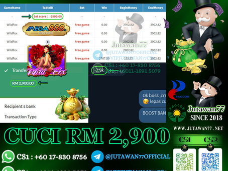 🥳Mega888 Game 🦊Wild Fox🦊 Cuci RM2,900‼️Game Sedang Longgar, Free Game Jatuh Nonstop‼️