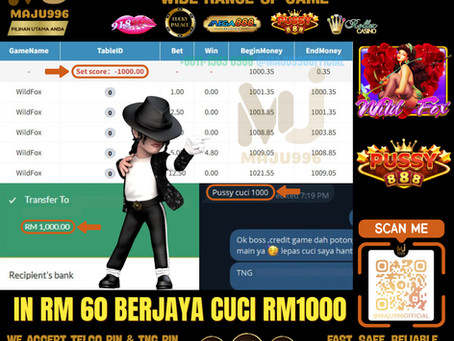 😍Pussy888 Game 🦊Wild Fox🦊 TopUp RM60, Cuci RM8,900‼️Jom Join Now‼️