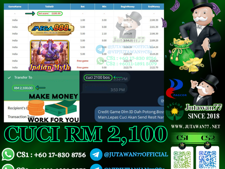 🎆Mega888 Game 🎰Indian Myth🎰 Cuci RM2,100‼️Mari Cuba Luck Sekarang , Jangan Tunggu Lagi‼️