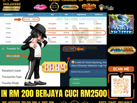 😍Mega888 Game 🌪️Twister🌪️ TopUp Rm200, Cuci Rm2,500‼️Mega888 Game Sedang Longgar, Free Game Jatuh Tak Henti2‼️ Jom Main Sekarang‼️