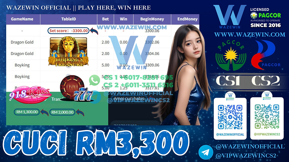 š„³918Kiss Game š°Boyking Treasureš° Cuci RM3,300ā¼ļøGame Sedang Bayar, Jangan Lepas Peluang Niā¼ļø