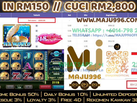 😍918Kiss Game 🌊SeaWorld🌊 Game Muntah Tak Henti Lagi‼️TopUp Rm150, Cuci RM2,800‼️Jangan Tunggu Lagi Rezeki Tak Tunggu Bossku‼️