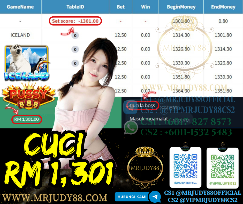 🥳Pussy888 Game 🐻❄️Iceland🐻❄️ Cuci RM1,301‼️Mari Cuba Main Iceland Sekarang, Bayar Tak Henti-Henti‼️
