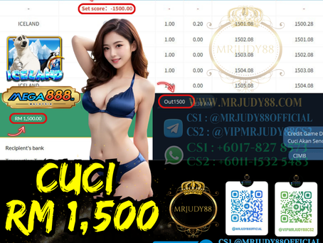 🥰Mega888 Game 🐻‍❄️Iceland🐻‍❄️ CUCI RM1,500‼️Game Sedang Bayar, Jangan Lepas Peluang Ni‼️