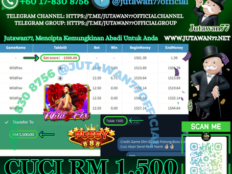 🥰Pussy888 Game 🦊Wild Fox🦊 Cuci RM1,500‼️Game Sedap Lah, Cuci Tak Henti-Henti‼️
