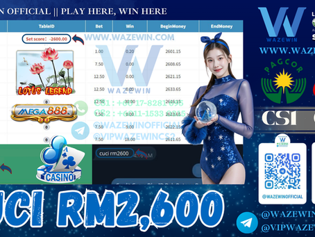 😚Mega888 Game 🪷Lotus Legend🪷 Cuci RM2,600‼️Game Sedang Longgar , Jangan Lepas Peluang Ni‼️