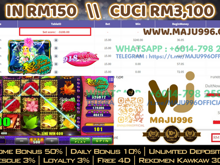 Tahniah Kepada Boss Cuci Lagi ‼️Rm3,100 Di 918Kiss Game🧚♀️Fairy Garden🧚♀️Rezeki macam ni jangan lepaskan‼️