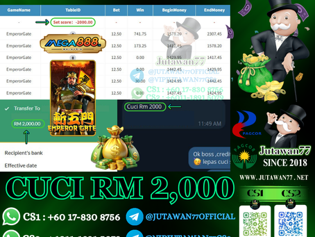 🥰Mega888 Game 🎰Emperor Gate🎰 Cuci RM2,000‼️Game Sedang Longgar, Cepat Ajak Kawan Menang Bersama‼️