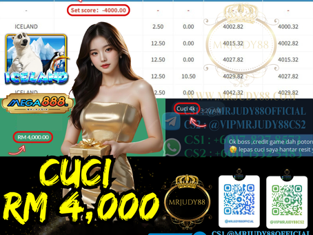 🥳Mega888 Game 🐻❄️Iceland🐻❄️ Cuci RM4,000‼️Boss Cuci Besar Lagi , Jangan Lepas Peluang Ni ‼️