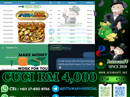 🥳Mega888 Game 🎰Zhao Cai Jin Bao🎰 Cuci RM4,000‼️Mari Cuba Luck Sekarang , Jangan Tunggu Lagi‼️