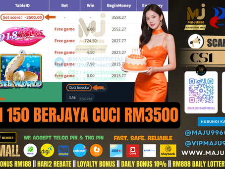 🤑918Kiss Game 🐚SeaWorld🐚TopUp RM150, Cuci RM3,500‼️Jom Main Sekarang‼️