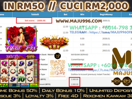 🥳Pussy888 Game🦊Wild Fox🦊TopUp Rm50, Cuci RM2,000‼️Jom Join‼️Jangan Biar Orang Lain Cuci Dulu‼️Cpt Join Sekarang‼️