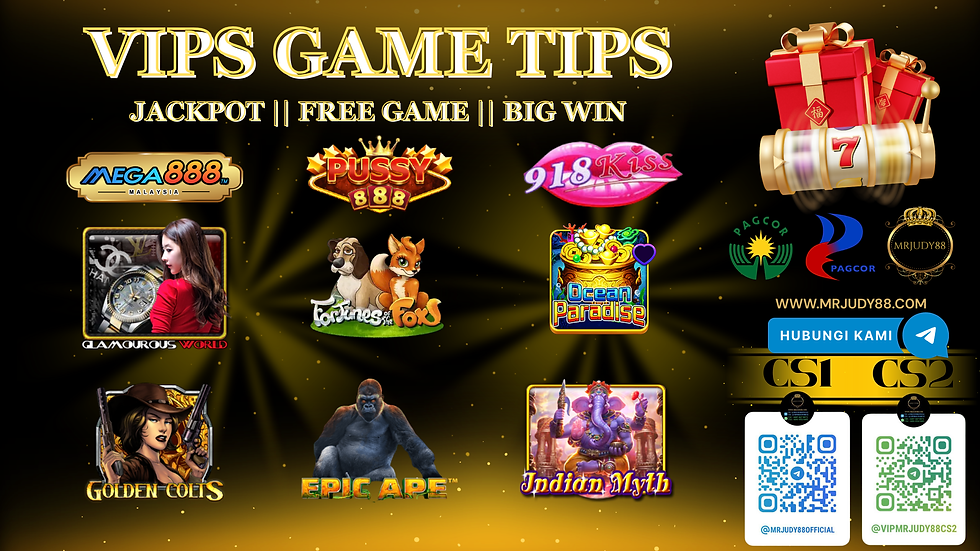🌟MRJUDY88 GAME TIPS HARI INI🌟