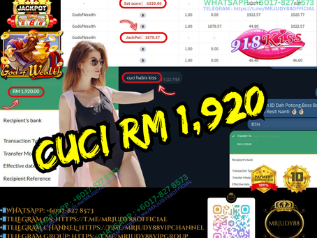 🎆918Kiss Game 👾God Of Wealth👾 Jackpot Jatuh Dapat Rm1,879‼️Cuci RM1,920‼️Jangan Lepas Peluang Ni.