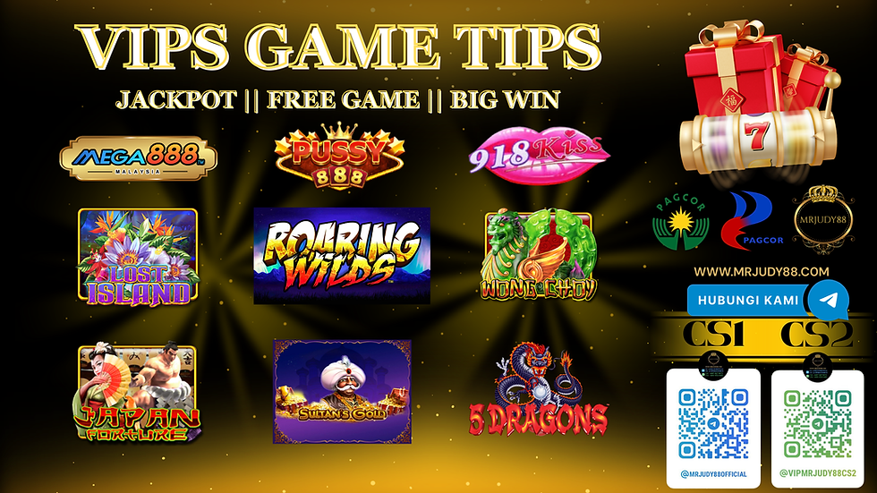🌟MRJUDY88 GAME TIPS HARI INI🌟
