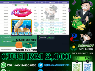 💥918Kiss Game 🐚SeaWorld🐚 Cuci RM2,000‼️Game Sedang Bayar , Cepat Chat Amoi Dapat ID Ong ‼️