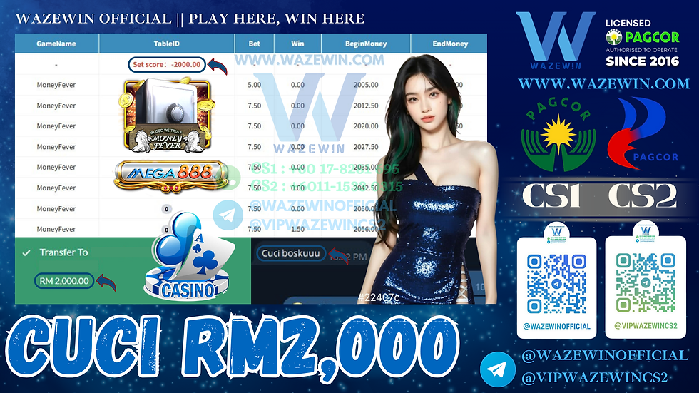 🤩Mega888 Game 🎰Money Fever🎰 Cuci RM2,000‼️Game Sedang Bayar , Jangan Tunggu Lagi‼️