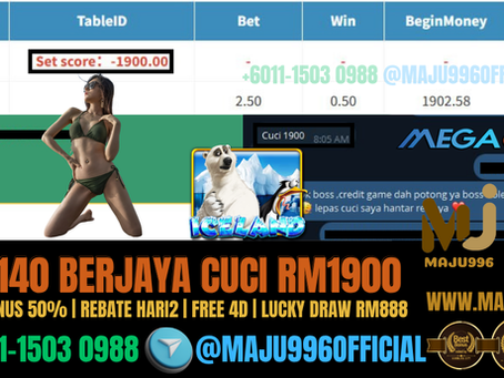 🎉Mega888 Game🐻❄️Iceland🐻❄️ ONG Gila‼️TopUp Rm140, Cuci Rm1,900‼️Jangan Lepas Rezeki Ni‼️
