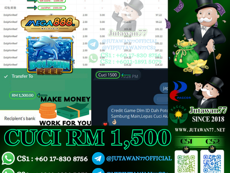 🎇Mega888 Game 🐬Dolphin Reef🐬Cuci RM1,500‼️Ong Lah Hari Ni, Jackpot Sedang Jatuh‼️