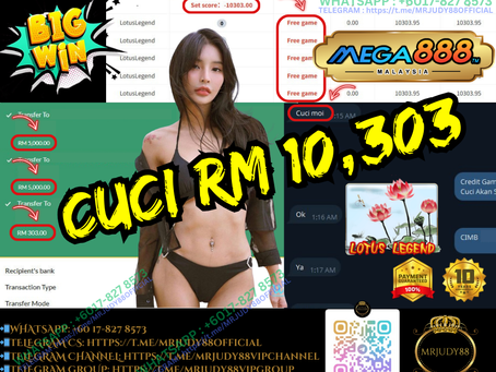 😍Mega888 Game 🪷Lotus Legend🪷Cuci RM10,303‼️ Free Game Jatuh Lagi, Jangan Tunggu Lagi.