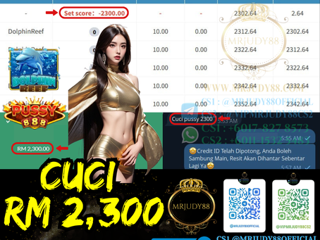 😚Pussy888 Game 🐬Dolphin Reef🐬 Cuci RM 2,300‼️Mari Cuba Luck Sekarang, Game Senang Menang‼️