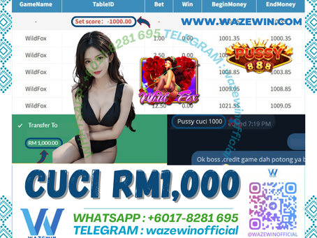 😍Pussy888 Game 🦊Wild Fox🦊 Cuci RM1,000‼️Game Sudah Gila, Bayar Tak Henti-Henti‼️