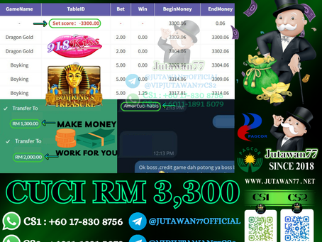 🤩918Kiss Game 🎰Boyking Treasure🎰 Cuci RM3,300‼️Game Sedang Bayar, Jangan Lepas Rezeki Ni‼️