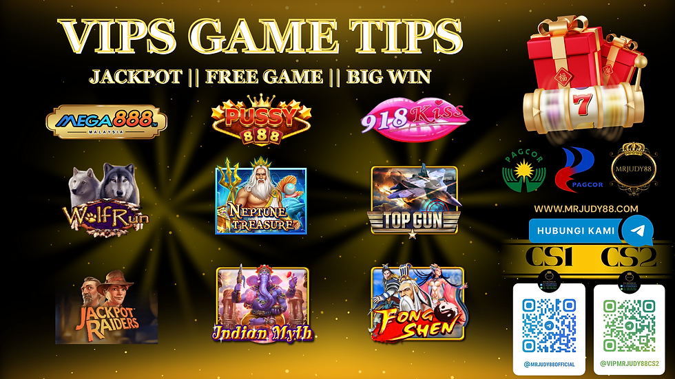 🌟MRJUDY88 GAME TIPS HARI INI🌟
