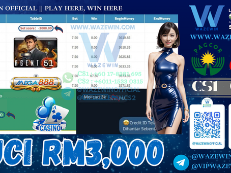 🎉Mega888 Game 🎰Agent 51🎰 Cuci RM3,000‼️Jom Main Sekarang‼️