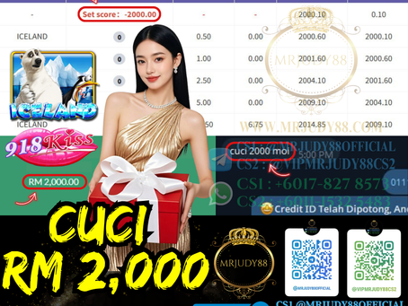 💥918Kiss Game 🐻❄️Iceland🐻❄️ Cuci RM2,000‼️Game Sedang Bayar , Jangan Tunggu Lagi‼️