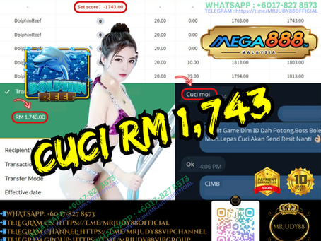🥳Mega888 Game 🐬Dolphin Reef🐬 Cuci RM1,743‼️Game Sedang Bayar, Cuba Main Sekarang.