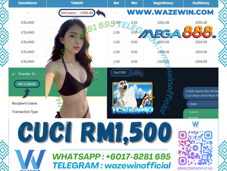 🤩Member Cakap Company Ni Sangat Best Bagi Tak Henti2‼️ Mega888 Game 🐻❄️Iceland🐻❄️Cuci Rm1,500‼️Jom Main Bersama2‼️