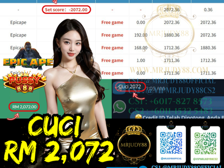 🥳Pussy888 Game 🦧Epic Ape🦧 Cuci RM2,072‼️Free Game Non-Stop Jatuh, Mari Cuba Sekarang‼️