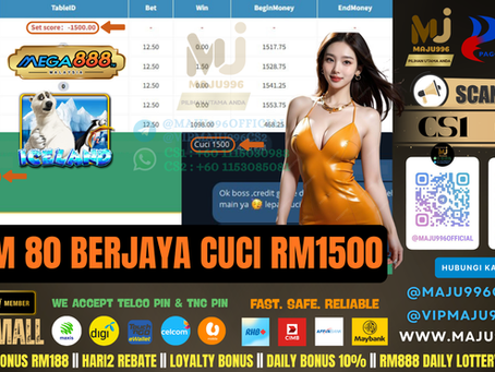 🎉Mega888 Game 🐻‍❄️Iceland🐻‍❄️ TopUp RM80, Cuci RM1,500‼️Jom Join Now‼️