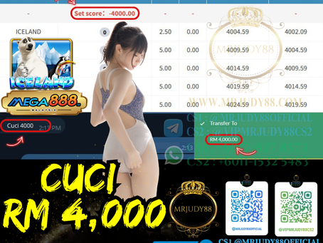 🥰Mega888 Game 🐻‍❄️Iceland🐻‍❄️ Cuci RM4,000‼️Game Sedang Bayar, Jangan Lepas Rezeki Ni‼️