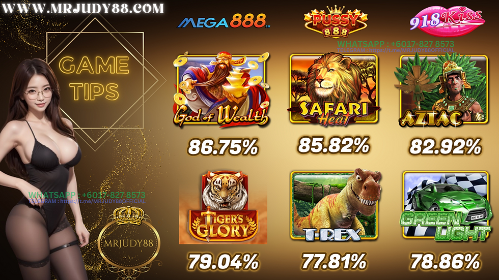 🌟MRJUDY88 GAME TIPS HARI INI🌟