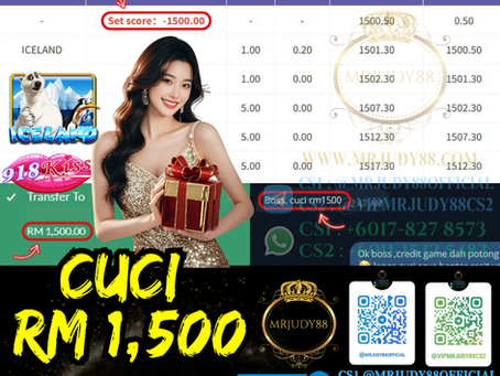 🤗918Kiss Game 🐻❄️Iceland🐻❄️ Cuci RM1,500‼️Boss Tengah Ong , Cuci Lagi ‼️