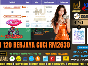 🤩918Kiss Game 🐲5 Dragons🐲 TopUp RM120, Cuci RM2,630‼️Ong Gila Hari Ni, Dapat Jackpot Lagi‼️