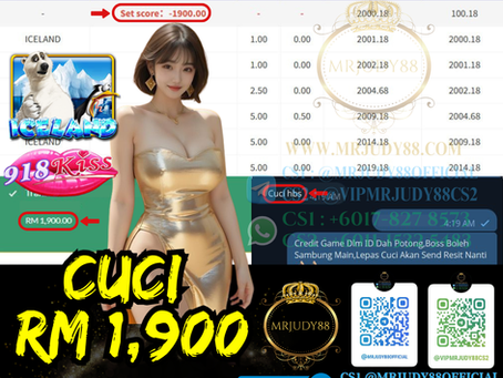 🤩918Kiss Game 🐻❄️Iceland🐻❄️ Cuci RM1,900‼️Boss Ong Lah Hari Ni, Dapat Cuci Lagi‼️