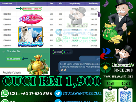 🤗918Kiss Game 🐻‍❄️Iceland🐻‍❄️ Cuci RM1,900‼️Siapa Nak Cuci Besar ❓Cepat Chat Amoi Sekarang‼️
