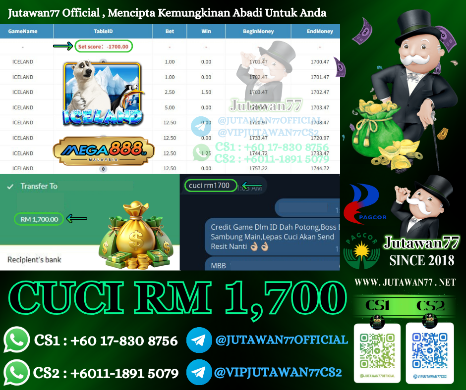 🤩Mega888 Game 🐻‍❄️Iceland🐻‍❄️ Cuci RM1,700‼️Mari Main Sekarang, Jangan Lepas Peluang Ni‼️