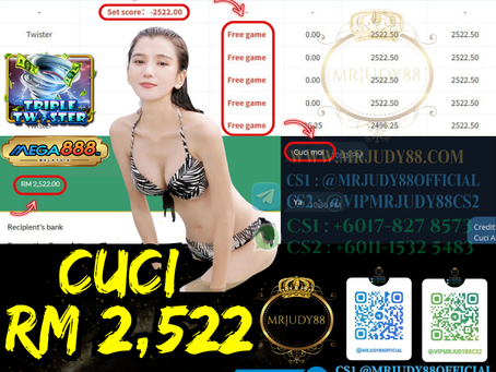 😱Mega888 Game 🌪️Twister🌪️ Cuci RM2,522‼️Free Game Sedang Jatuh, Main Sekarang‼️