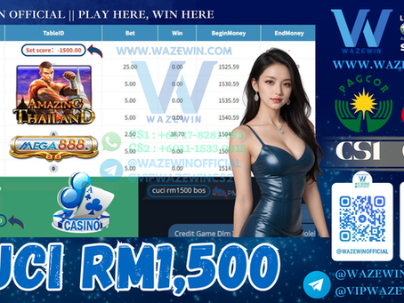 🤑Mega888 Game 🎰Amazing Thailand🎰 Cuci RM1,500‼️ Jom Main Sekarang‼️