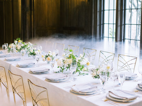 Elegant Kohl Mansion Wedding in Light blue and Champagne